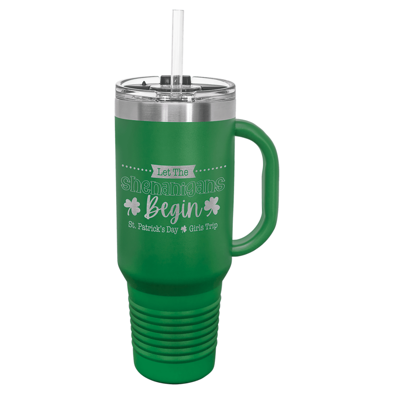 40 oz. Tumbler with Handle Polar Camel Vacuum Insulated.