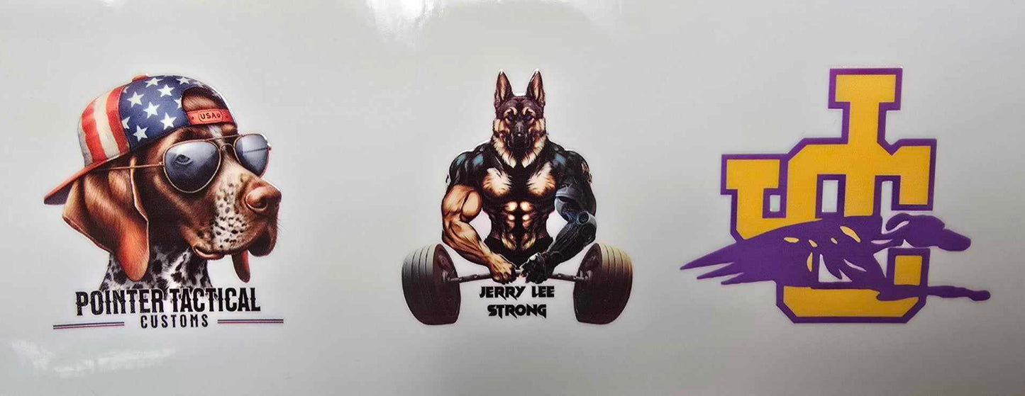 Incredi-BULL 3D UV DTF Decals - Premium from Udderly Custom LLC - Just $7! Shop now at Udderly Custom LLC