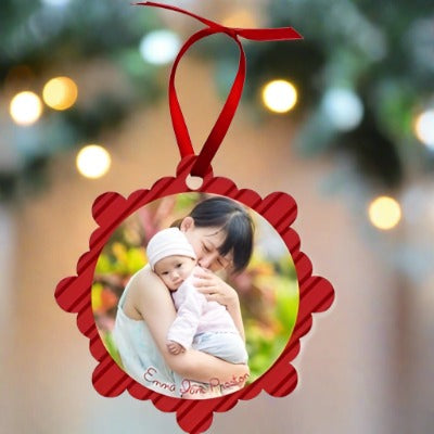 Custom London Christmas Ornament - 3" x 3" - Premium from Udderly Custom LLC - Just $12! Shop now at Udderly Custom LLC