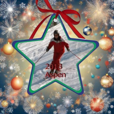 Custom Star Christmas Ornament - 3.81" x 3.98" - Premium from Udderly Custom LLC - Just $12! Shop now at Udderly Custom LLC