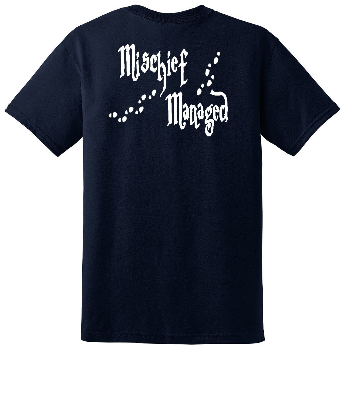 Solemnly Swear T-Shirt with Glow in the Dark Foot Prints, Wizard Shirts.