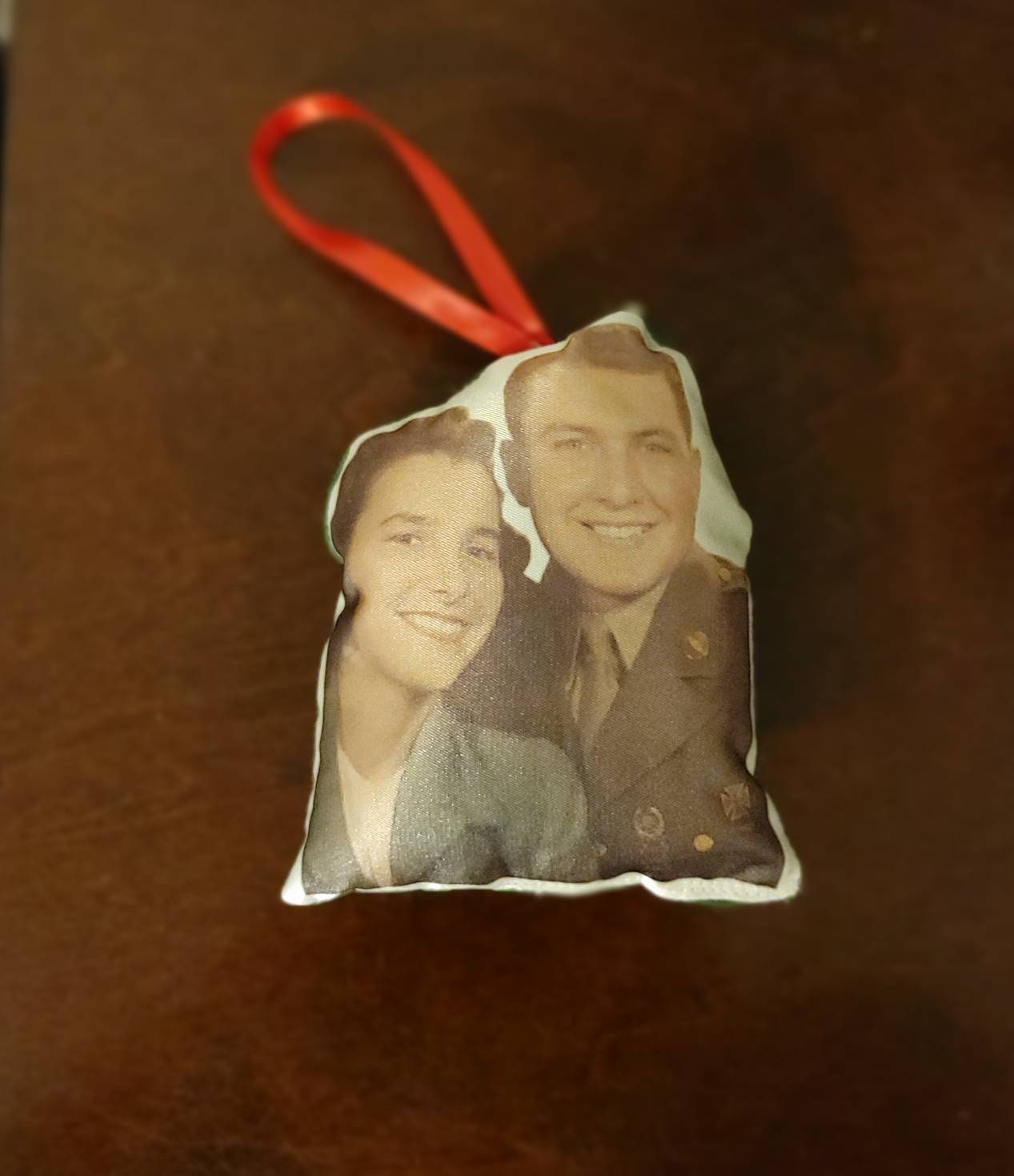 Custom made photo Christmas Ornaments 4-6 inch tall Photo Pillow, Face pillow, Comfort, Look-a-Like, Memory, Marine, Daddy, Mommy - Premium from Udderly Custom LLC - Just $10! Shop now at Udderly Custom LLC
