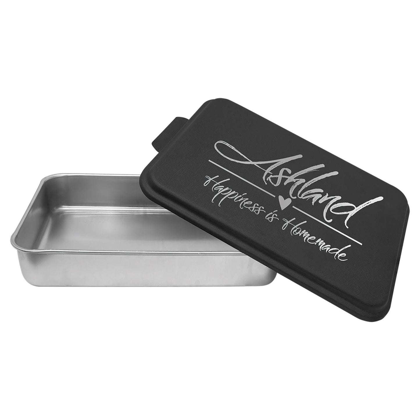 9" x 13" Aluminum Cake Pan With Custom Engraved Lid.