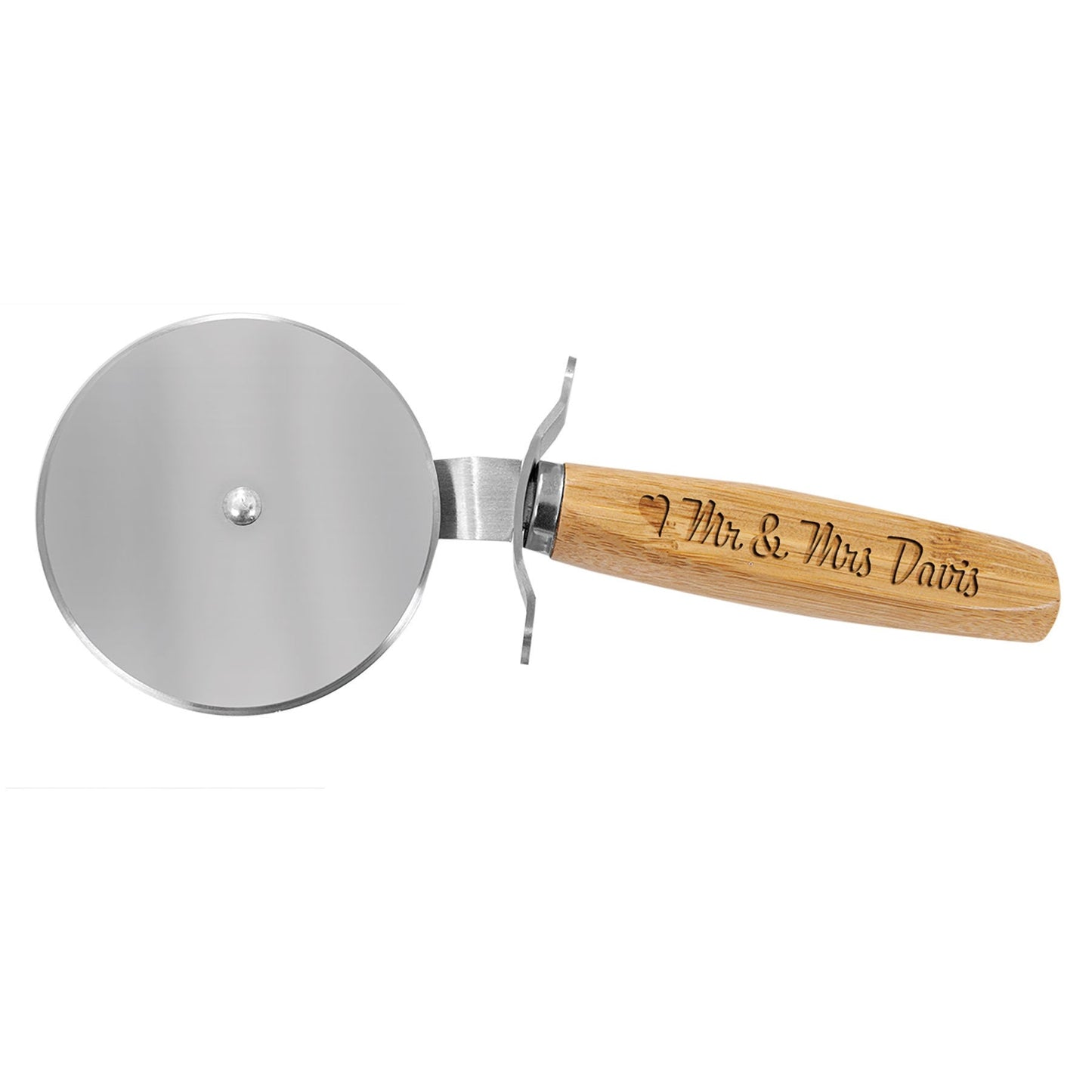 9 1/4" Bamboo Pizza Cutter Whole Pizza Slices - Premium PD Custom Product from Udderly Custom LLC - Just $15! Shop now at Udderly Custom LLC