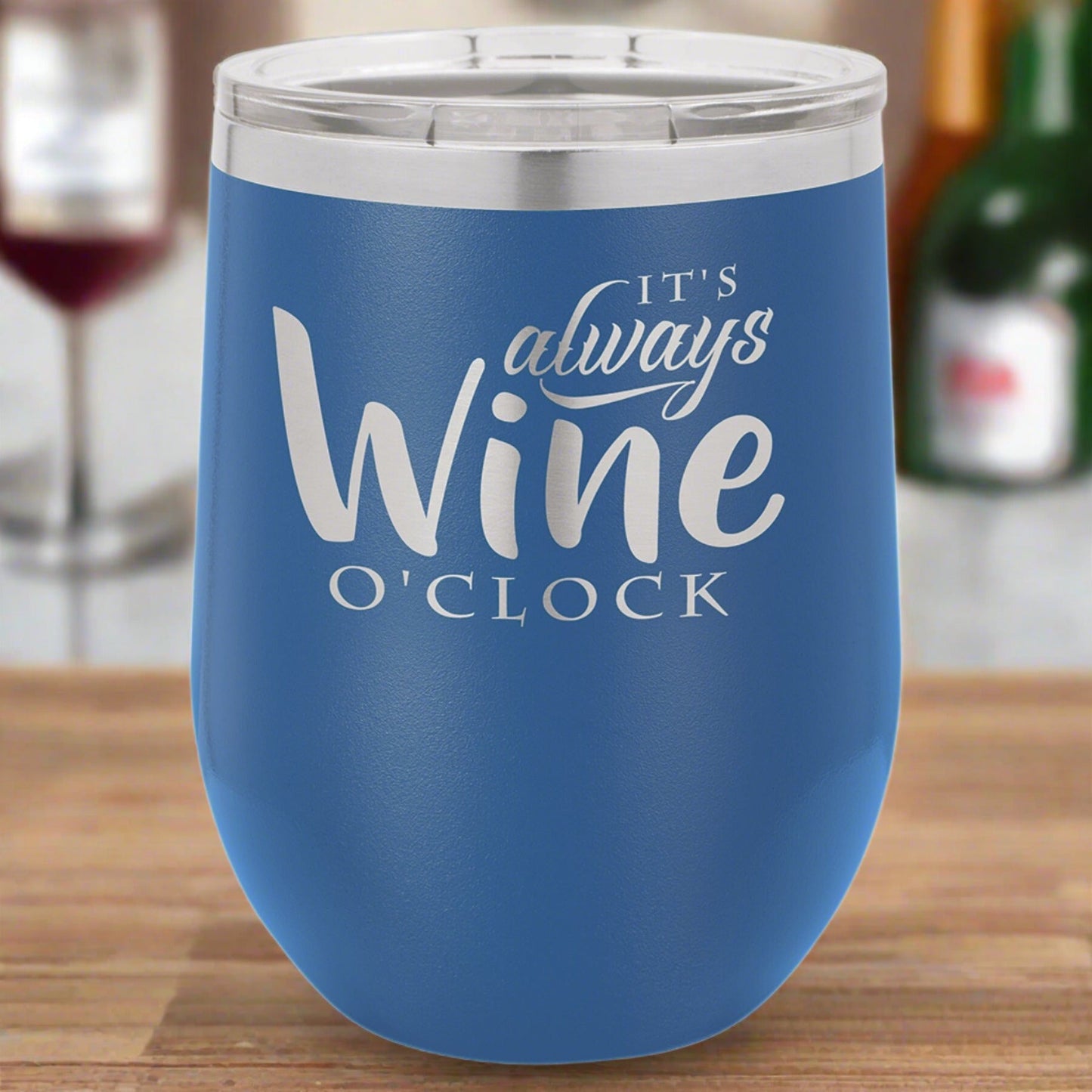 Custom Wine Tumbler 12 oz. Polar Camel Vacuum Insulated Stemless Tumbler.