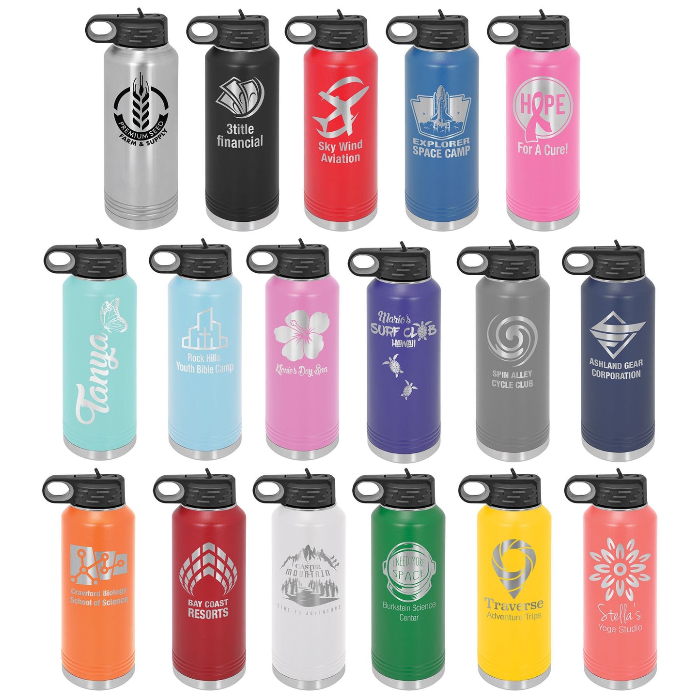 20 oz. Polar Camel Vacuum Insulated Water Bottle Custom Engraved Wedding Party - Premium from Udderly Custom LLC - Just $28! Shop now at Udderly Custom LLC