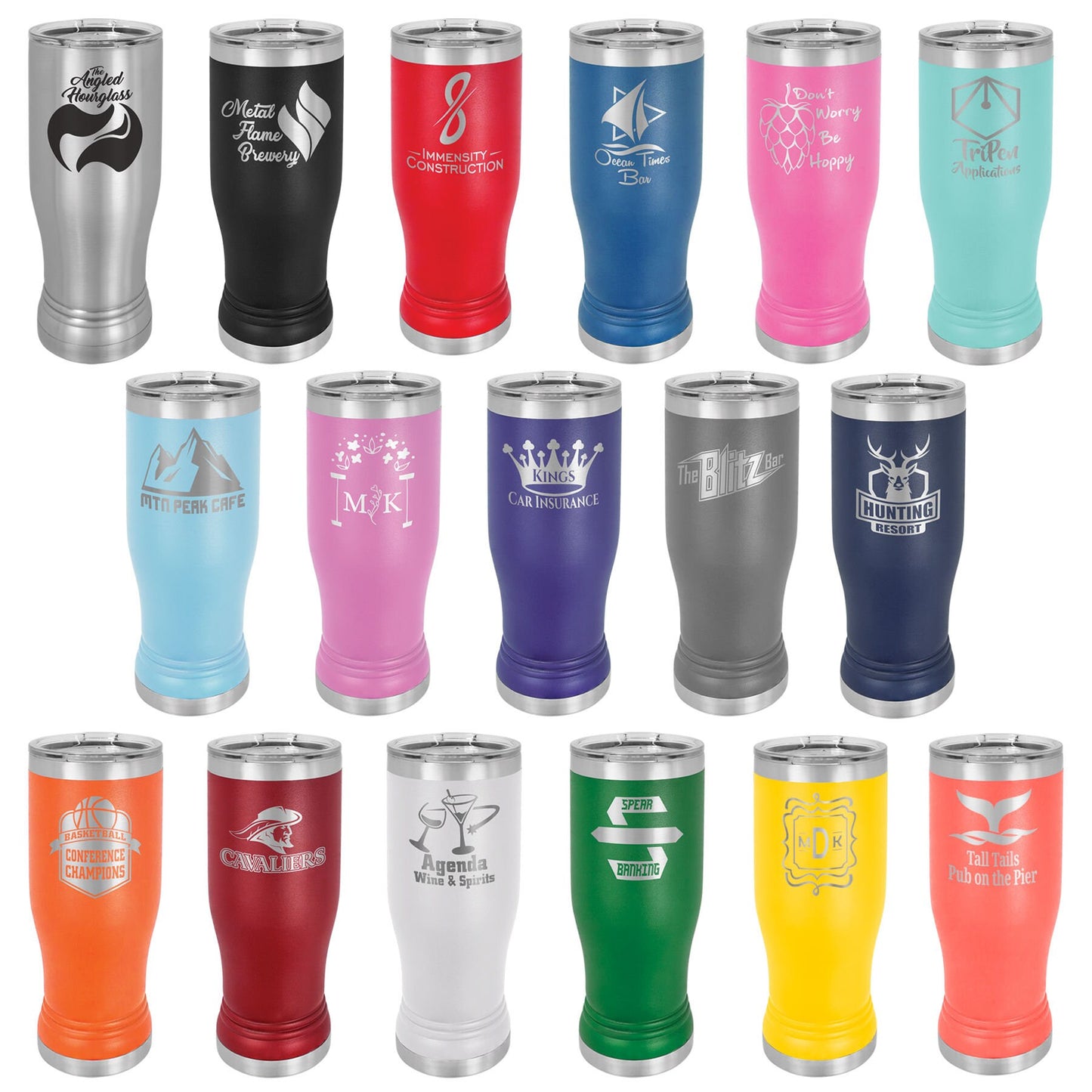 20 oz. Polar Camel Vacuum Insulated Pilsner Tumbler Custom Engraved Wedding Party - Premium from Udderly Custom LLC - Just $28! Shop now at Udderly Custom LLC