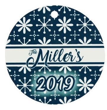 Christmas Ornament - Round Ornament for sublimation, 3.5" dia x .025", Gloss White Aluminum. 2-sided ornament family holidays photo - Premium from Udderly Custom LLC - Just $15! Shop now at Udderly Custom LLC
