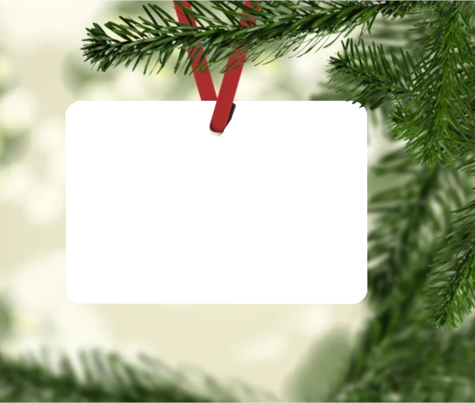 Christmas Ornament - 2 x 3 Rectangle Landscape Single Sided Ornament Custom Christmas Ornaments Family Pictures, First Christmas, custom photo - Premium  from Udderly Custom LLC - Just $15! Shop now at Udderly Custom LLC