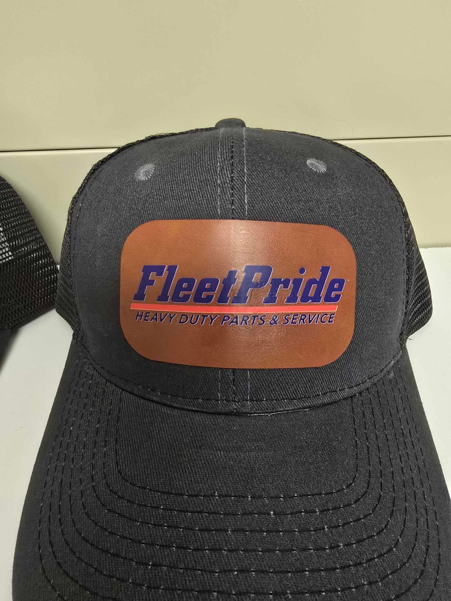 Leather Patch Laser cut and Engraved.