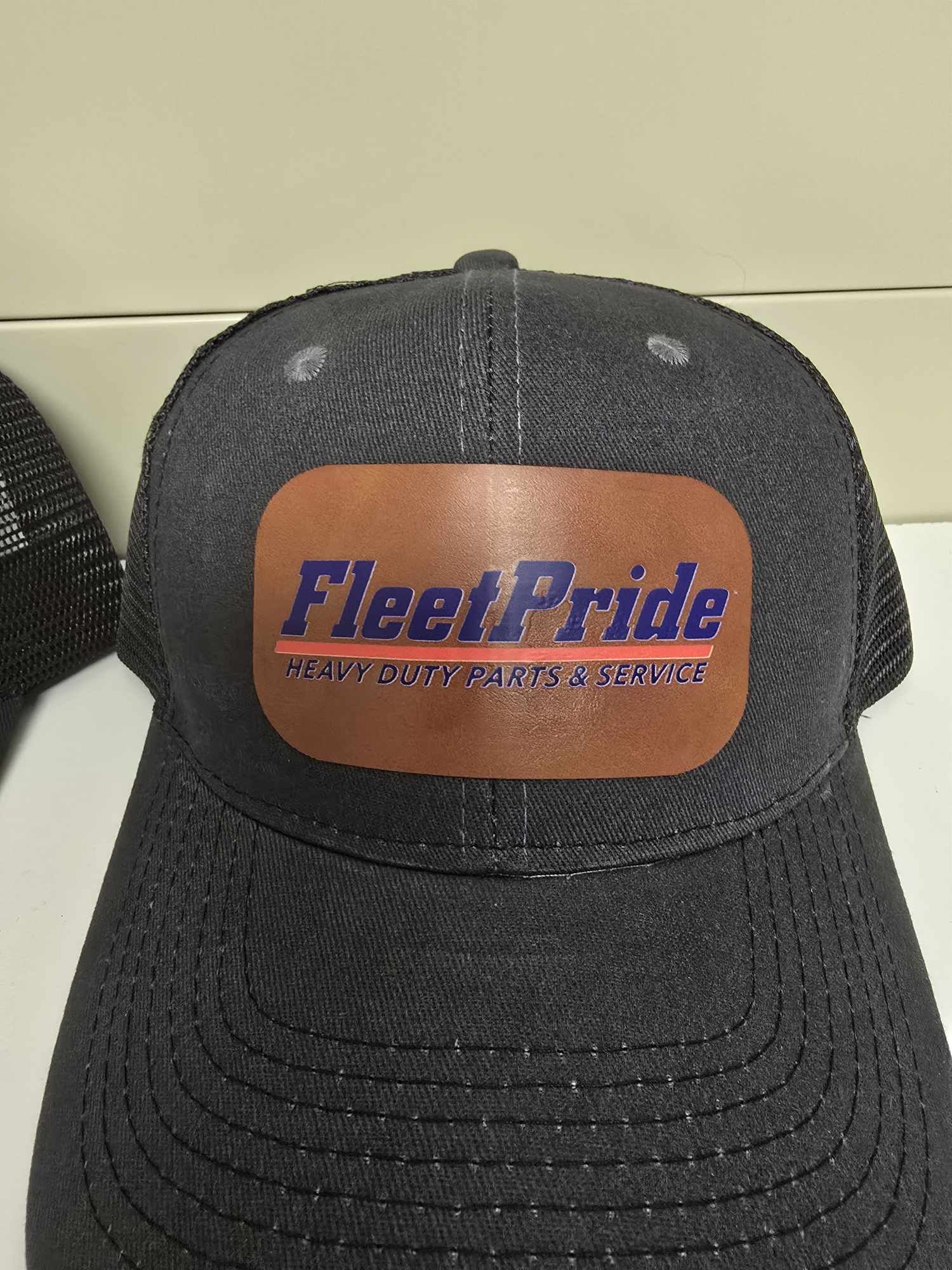 Leather Patch Laser cut and Engraved.