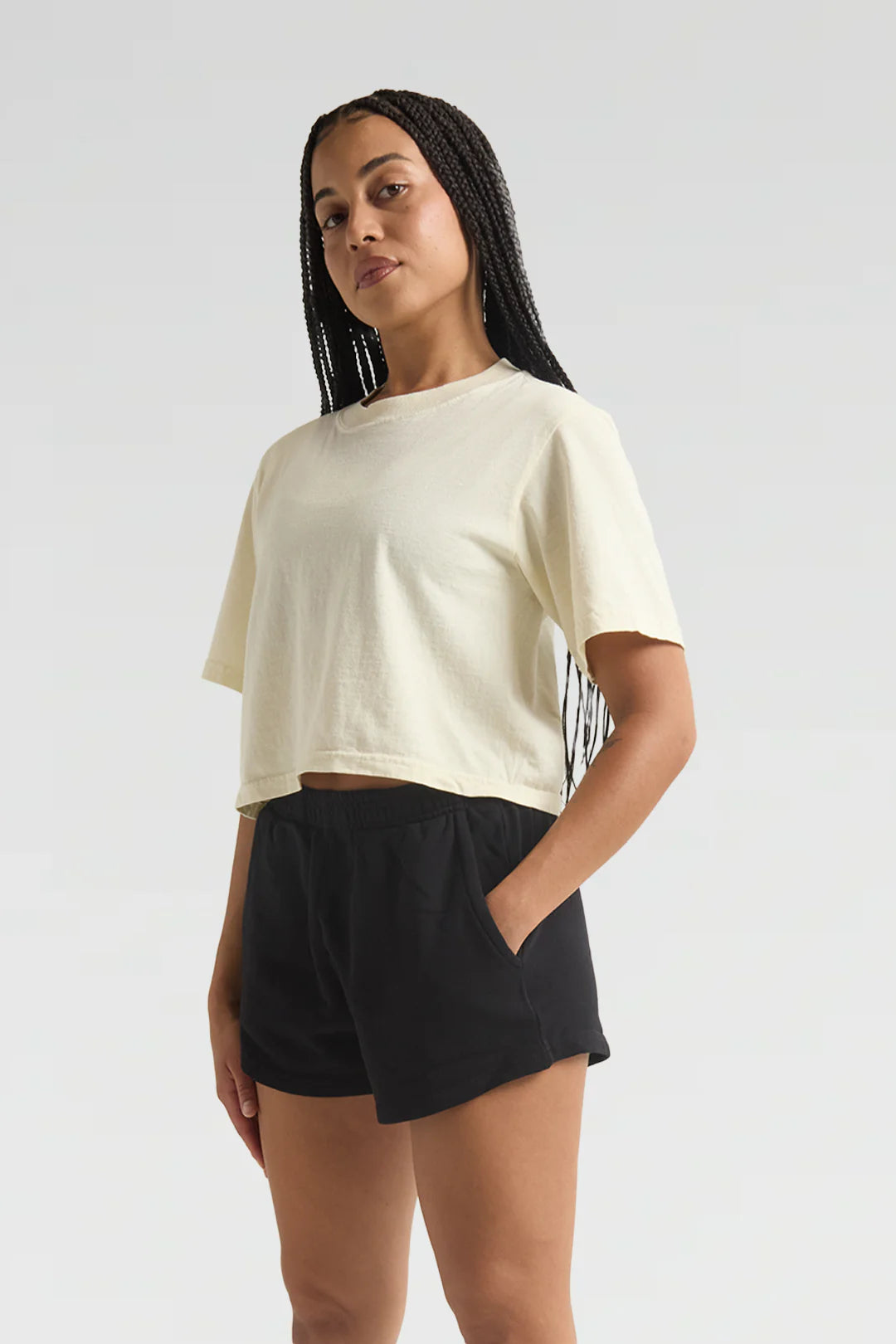 Womens Fleece Shorts.