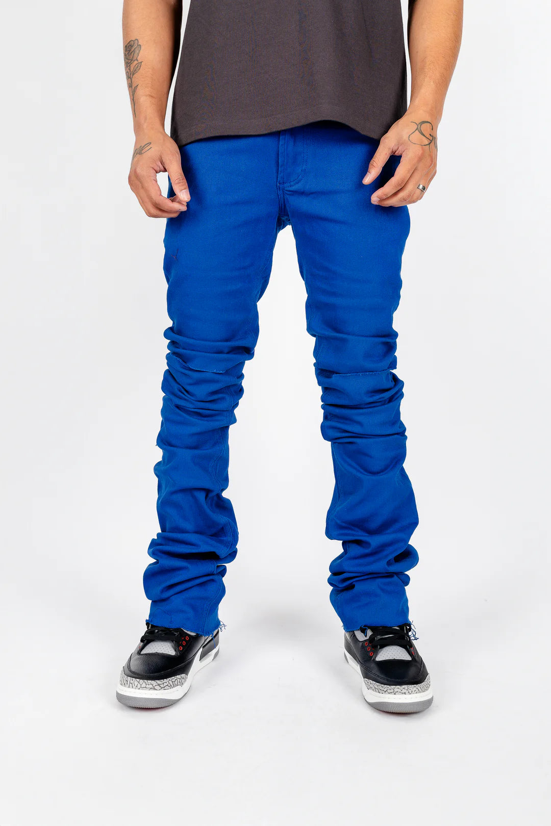 Skinny Stacked Flare Jeans.