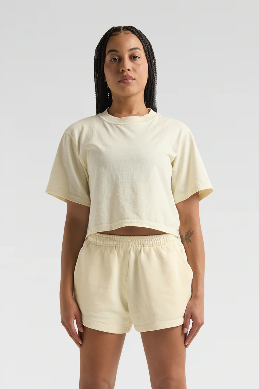 Womens Fleece Shorts.