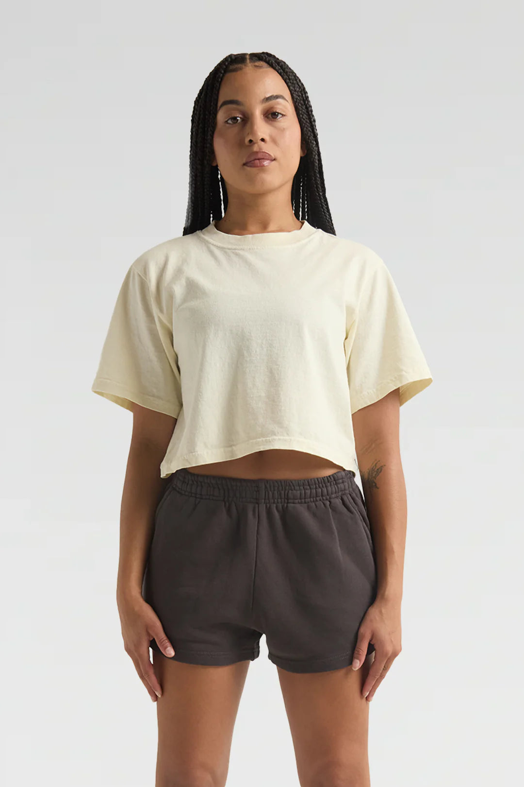 Womens Fleece Shorts.