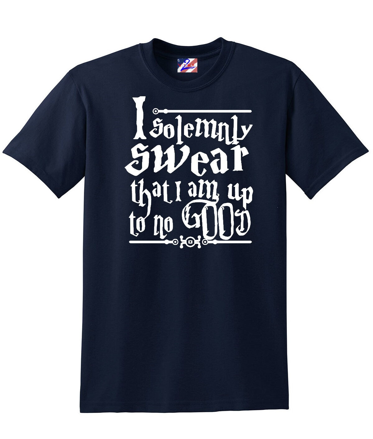 Solemnly Swear T-Shirt with Glow in the Dark Foot Prints, Wizard Shirts - Premium  from Udderly Custom LLC - Just $22.95! Shop now at Udderly Custom LLC