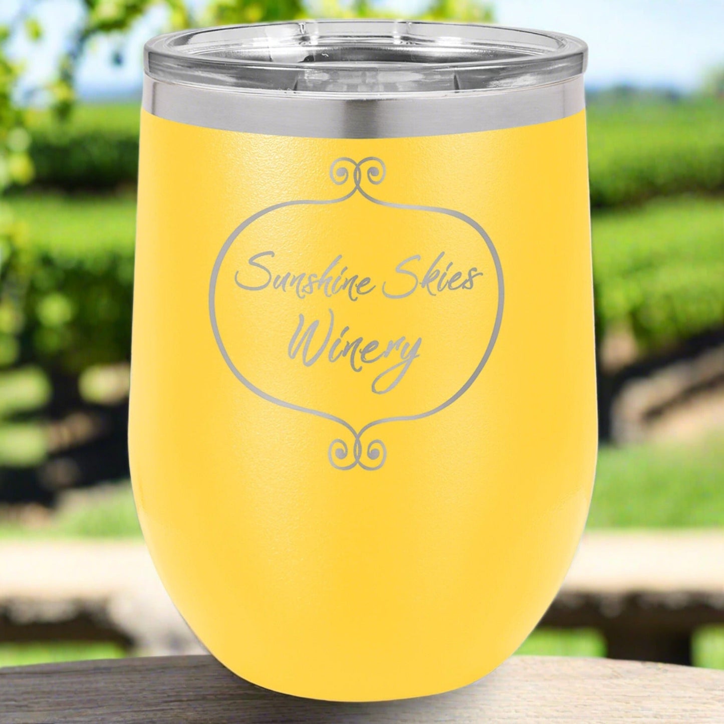 Custom Wine Tumbler 12 oz. Polar Camel Vacuum Insulated Stemless  Tumbler.