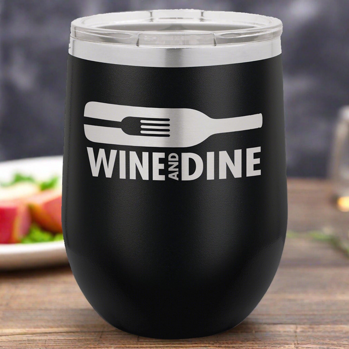 Custom Wine Tumbler 12 oz. Polar Camel Vacuum Insulated Stemless  Tumbler.
