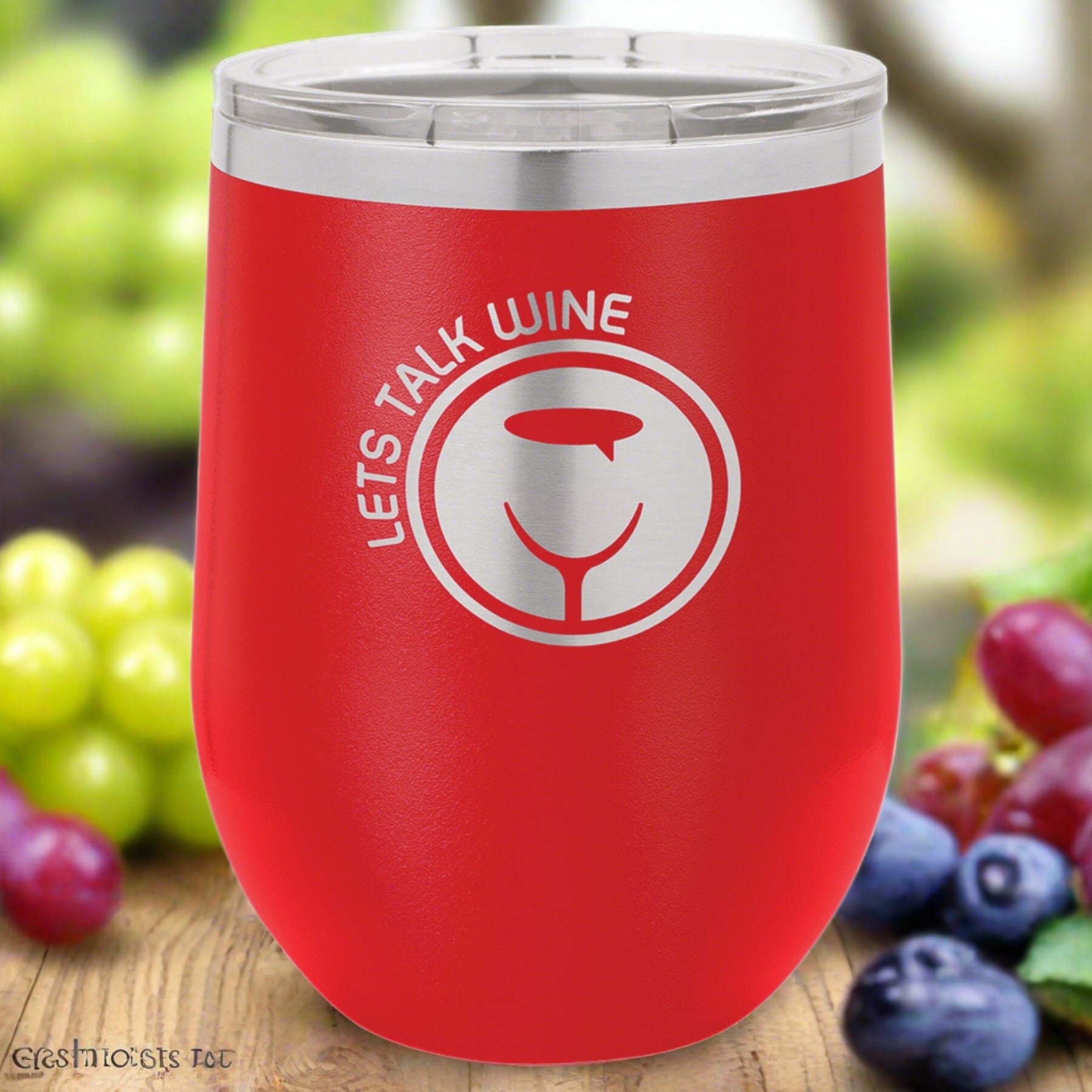 Custom Wine Tumbler 12 oz. Polar Camel Vacuum Insulated Stemless  Tumbler.